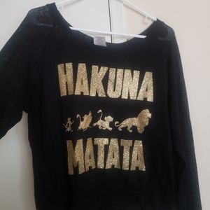 Disney lion king sweater shirt